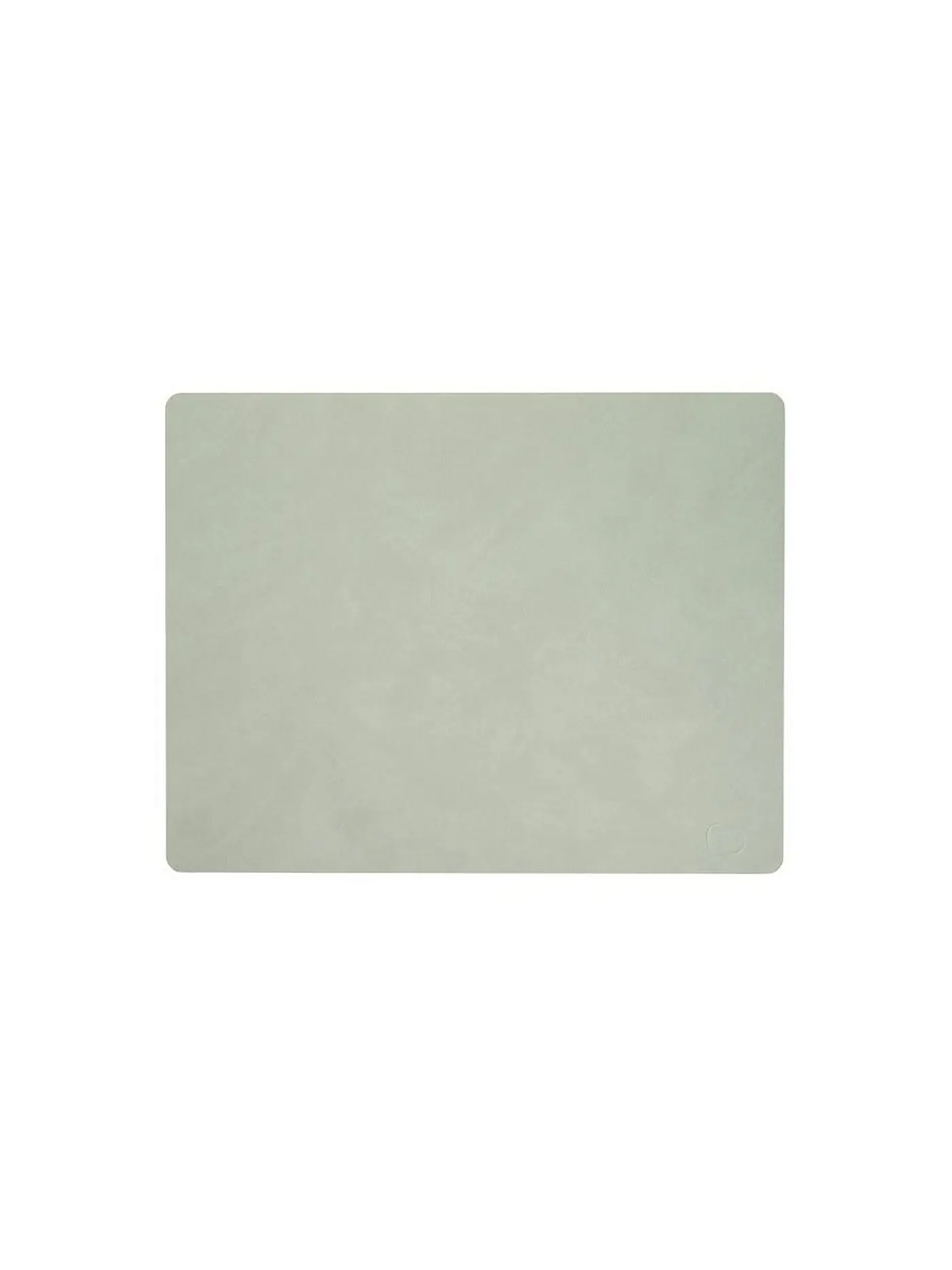LIND DNA | Leder Tischset "Nupo" 35x45cm (Light Blue) | olive